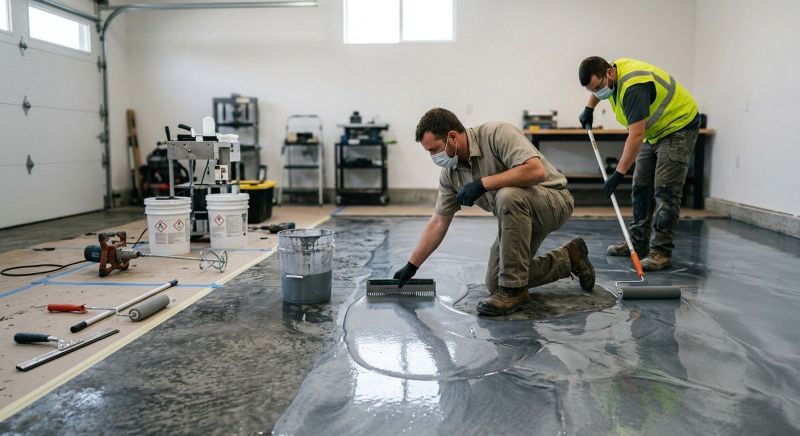 Epoxy Floor Coating For Garages