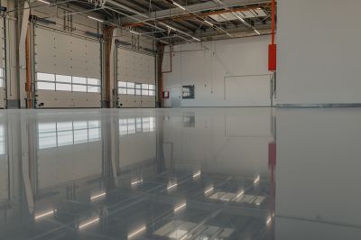 Garage Floor Epoxy Installation detail