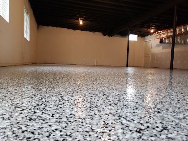 Epoxy Garage Flooring Installation in Akron