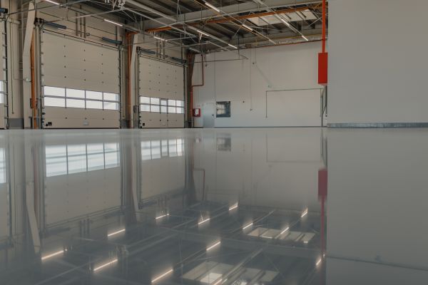 Garage Floor Epoxy Installation in Akron